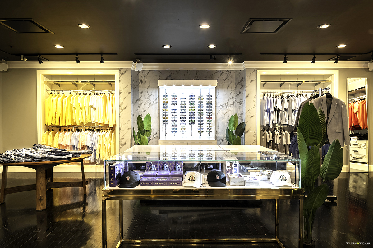 William Widman Architectural Photography - Retail Photography - Stilbin Menswear By Ice Time Luxe