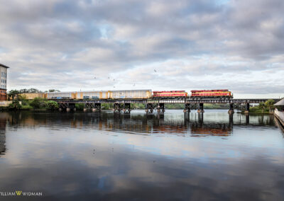 William Widman Architectural Photography - Wall Art Prints - Train Reflections