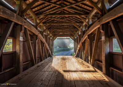 William Widman Architectural Photography - Wall Art Prints - Covered Bridge Lancaster, PA
