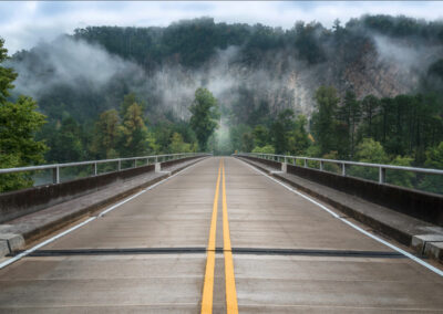 William Widman Architectural Photography - Wall Art Prints - Fontana Lake Bridge