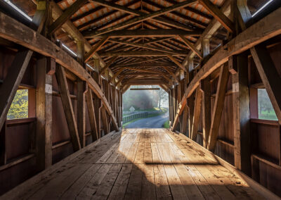 William Widman Architectural Photography - Wall Art Prints - Pennsylvannia Covered Bridge
